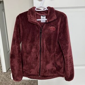 The North Face Women's Maroon Teddy Jacket